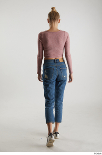 Kate Jones  1 back view blue jeans casual dressed…